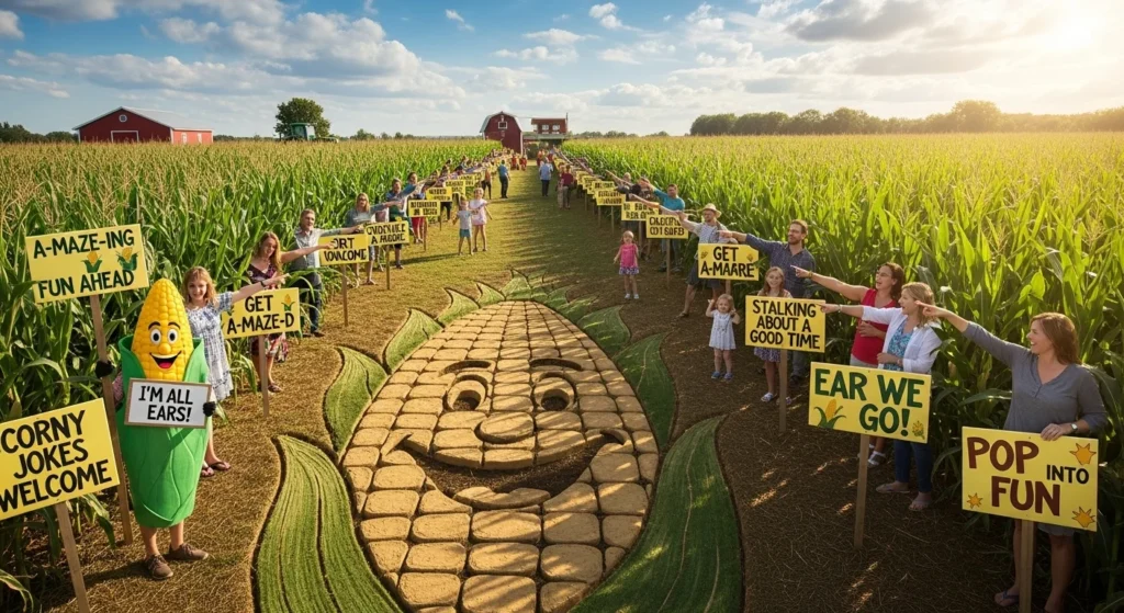Corn Maze Puns