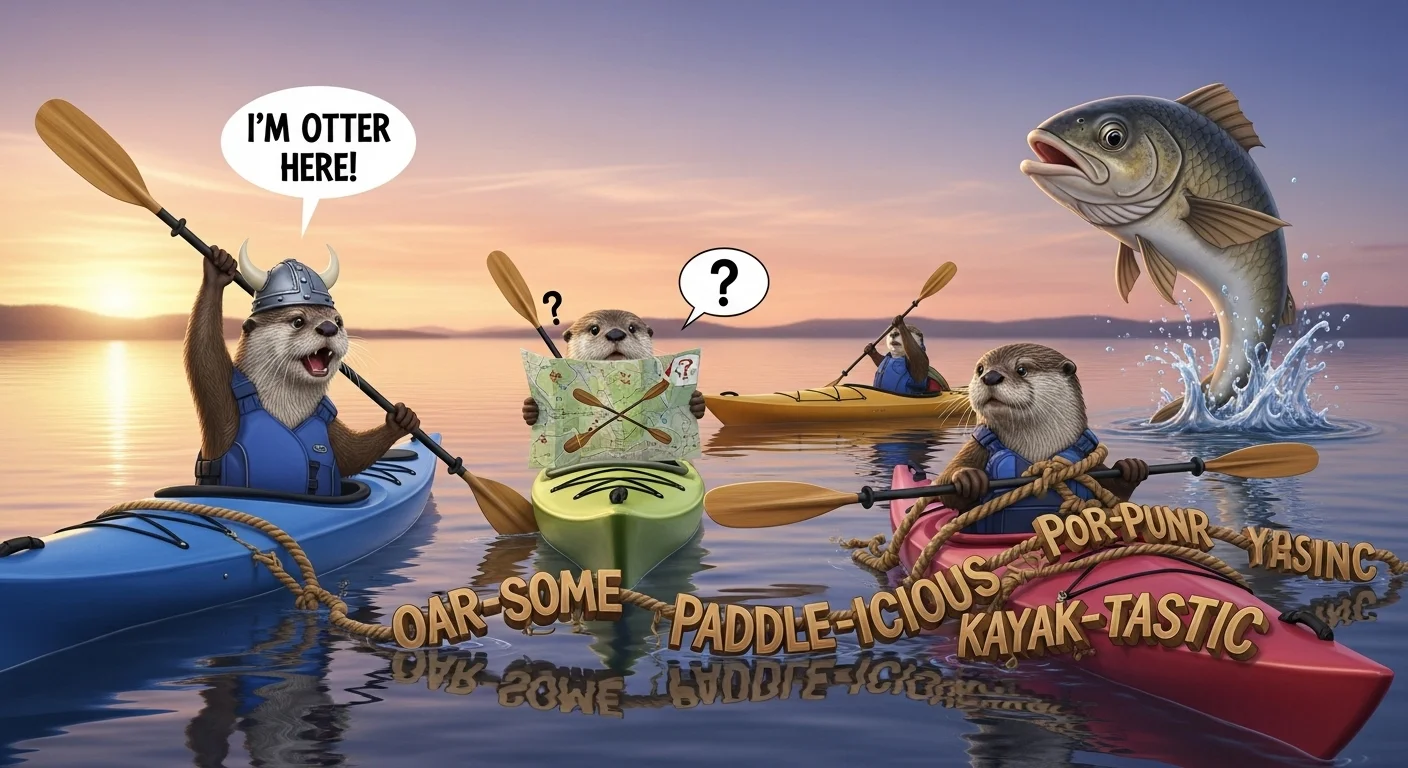 Easy Kayaking One-Liners