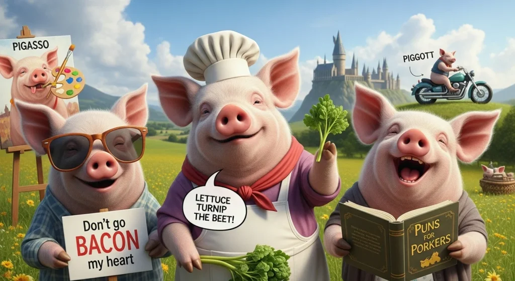 Funny Pig Puns
