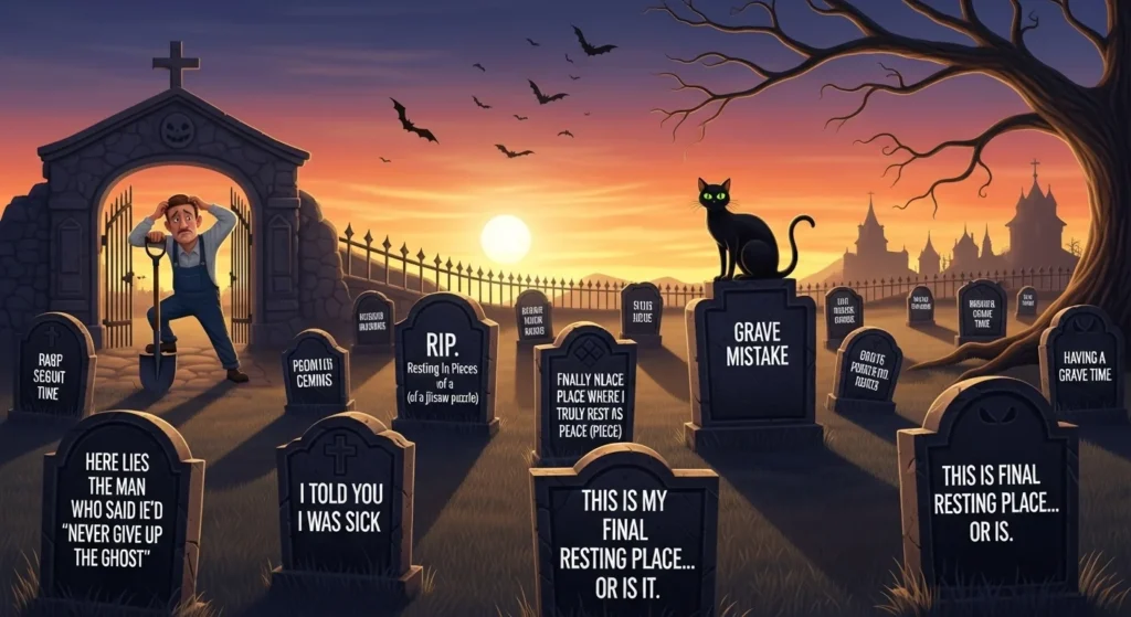 Graveyard Puns
