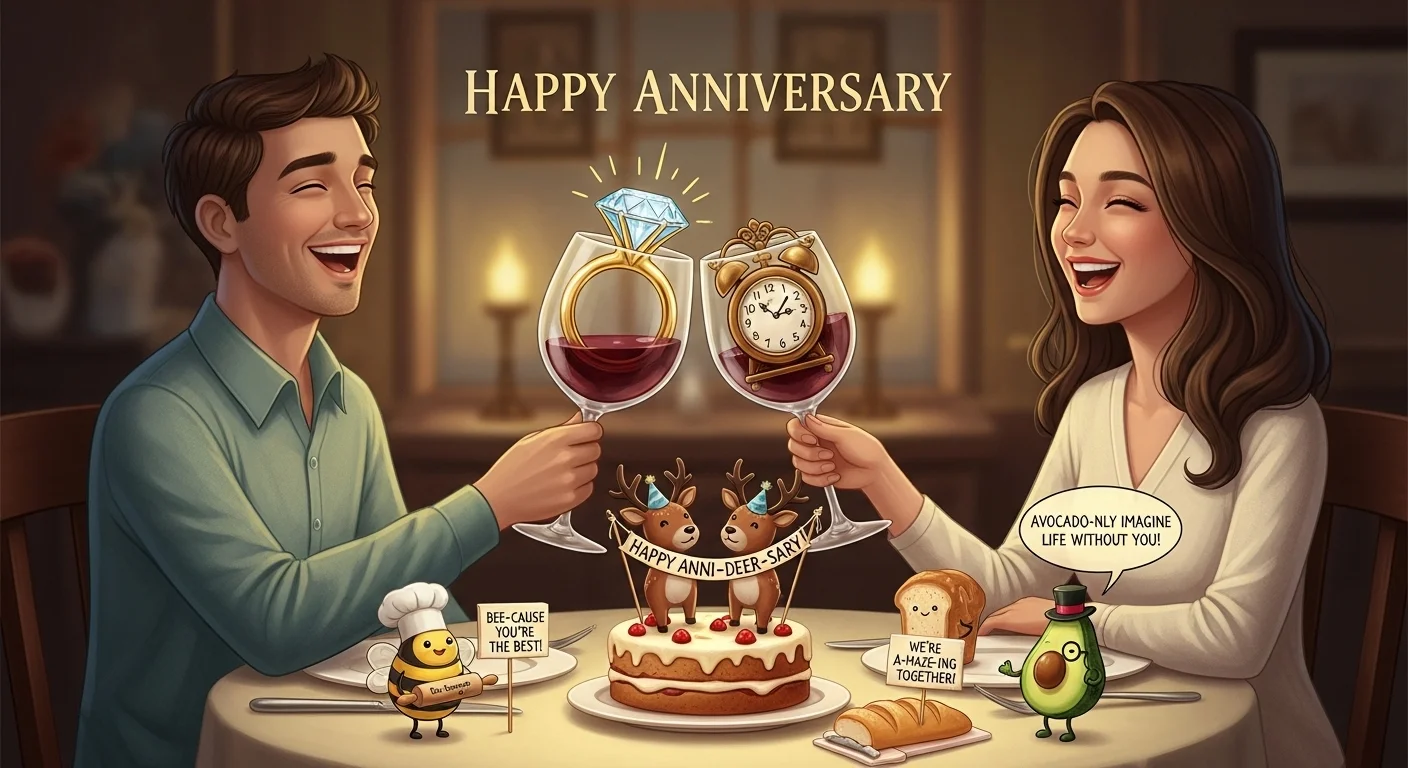 Easy Anniversary One-Liners
