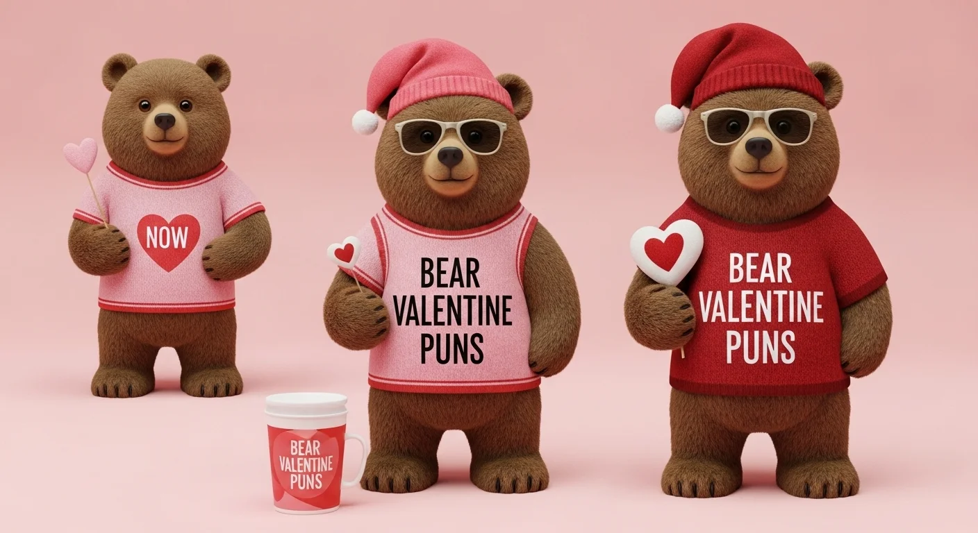 Easy Bear Valentine One-Liners