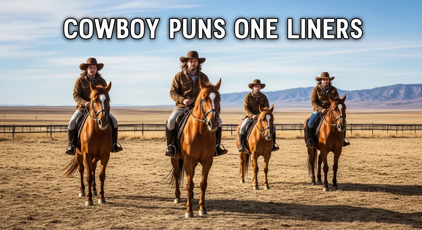 Easy Cowboy One Liners