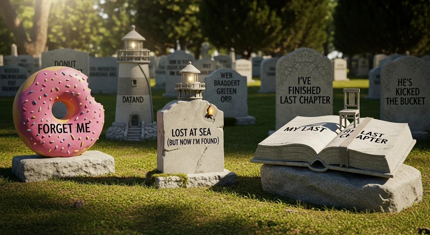 Easy Gravestone One-Liners