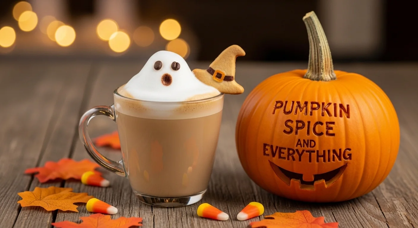 Easy Halloween Coffee One-Liners