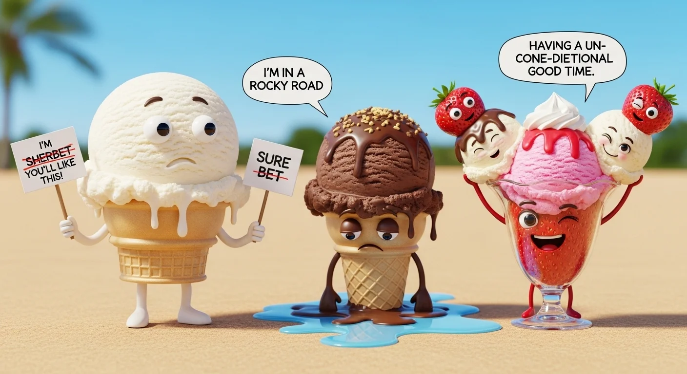 Easy Ice Cream One-Liners