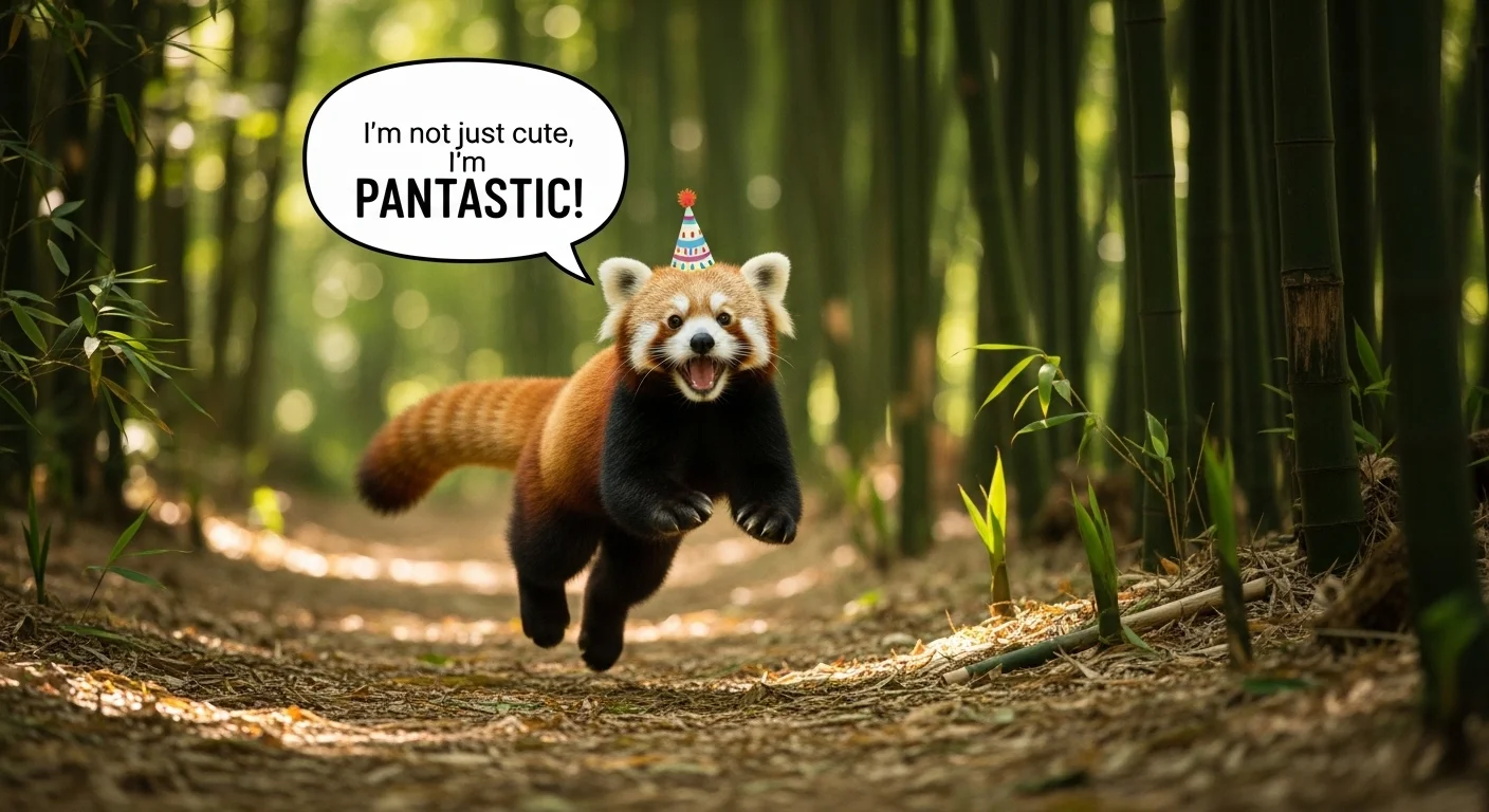 Easy Red Panda One-Liners