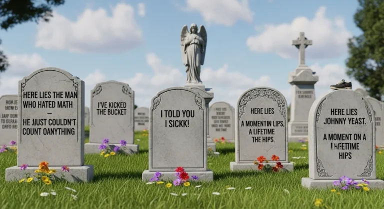 Gravestone Puns