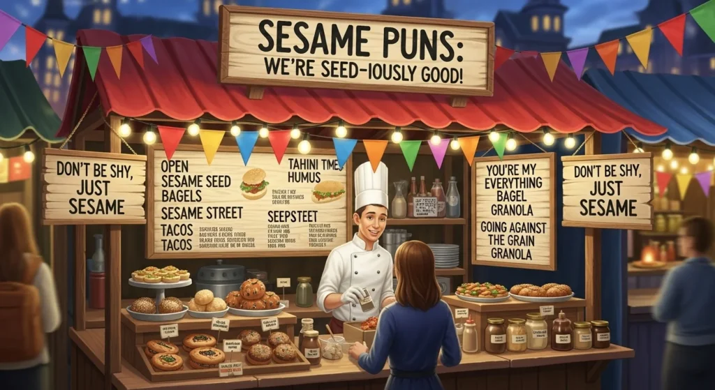 Sesame Puns