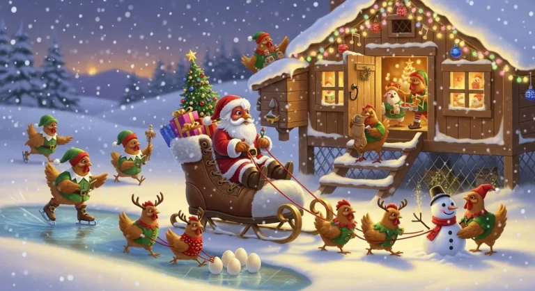 Chicken Christmas Puns