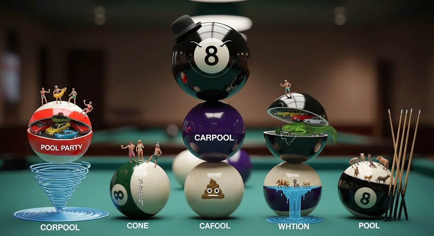Easy 8-Ball Pool One-Liners