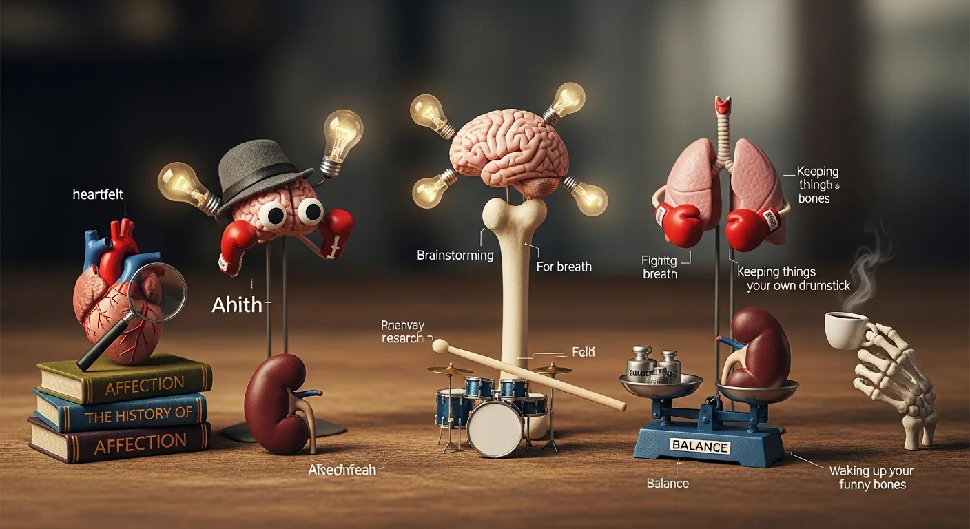 Easy Funny Anatomy Puns One-Liners