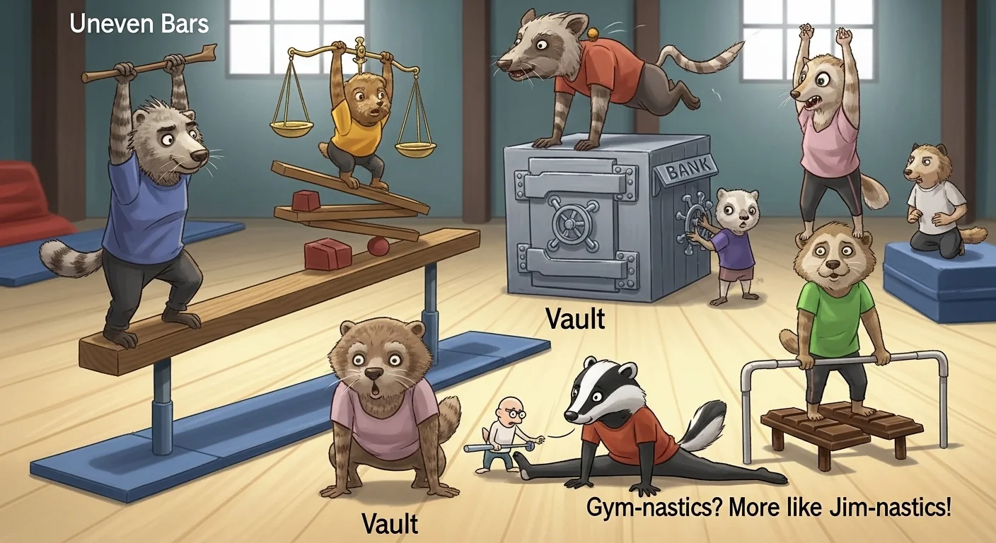 Easy Gymnastics One-Liners