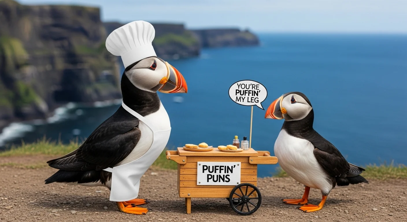 Easy Puffin One-Liners