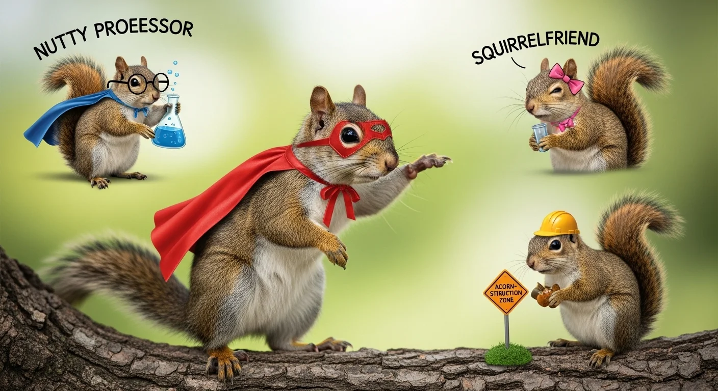 Easy Squirrel One-Liners