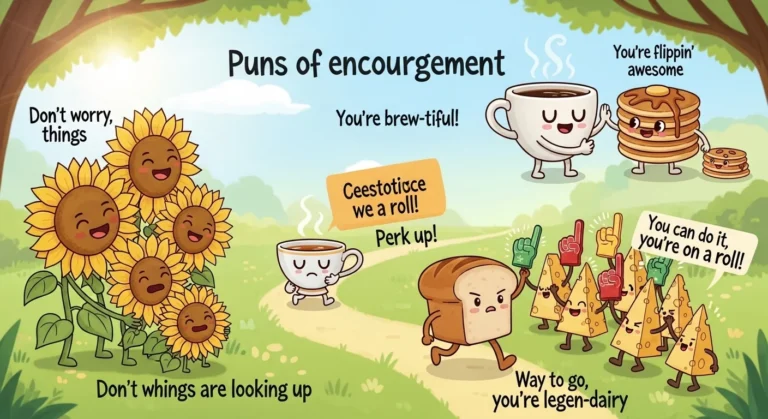 🚀 261+ Funny Puns of Encouragement to Brighten Your Day