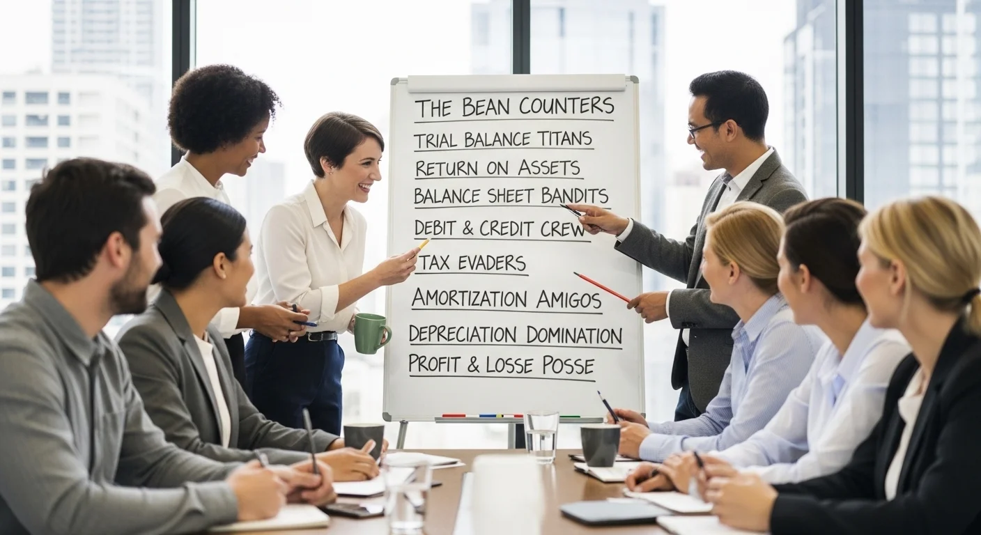 Clever Accounting Team Names