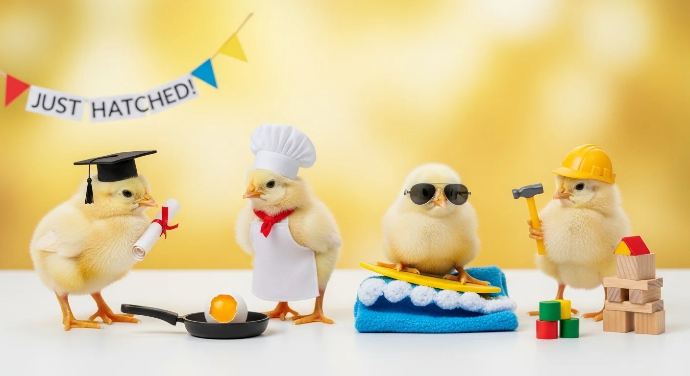 Easy Baby Chick One-Liners