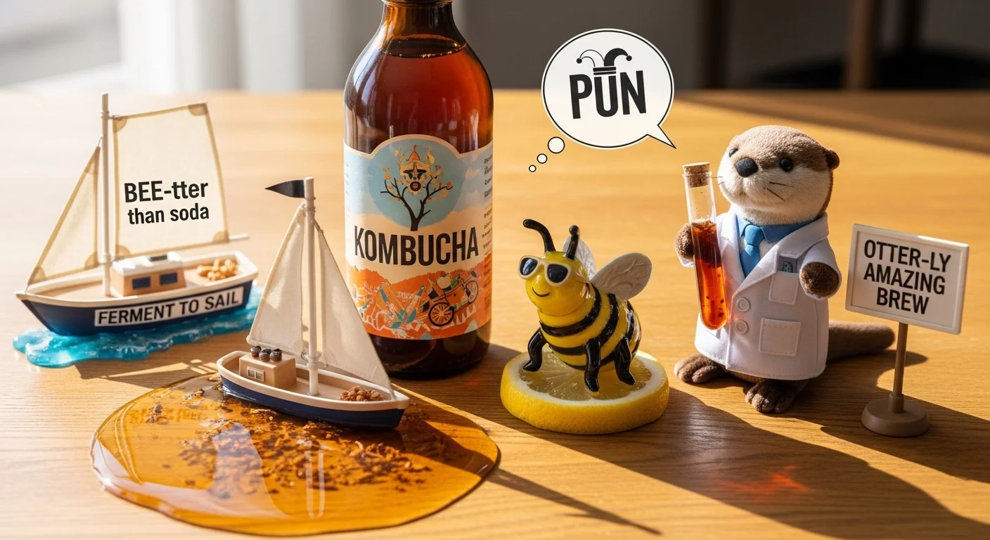 Easy Kombucha One-Liners