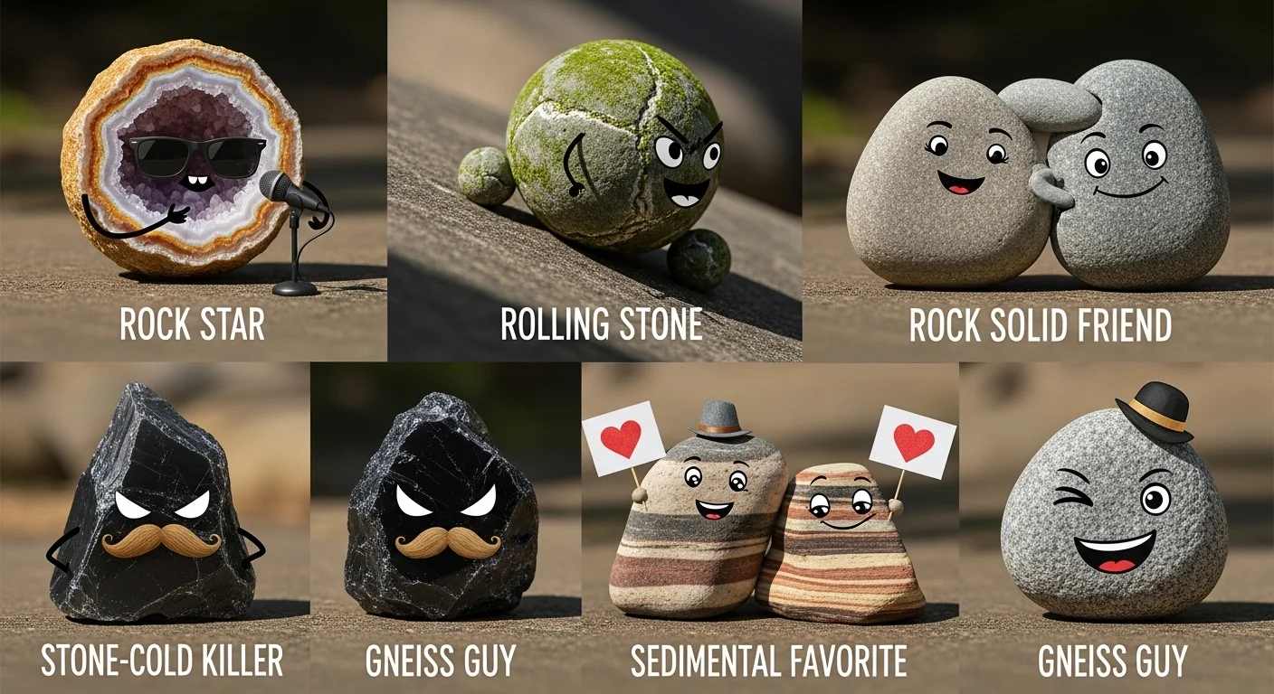 Easy Rock Name One-Liners