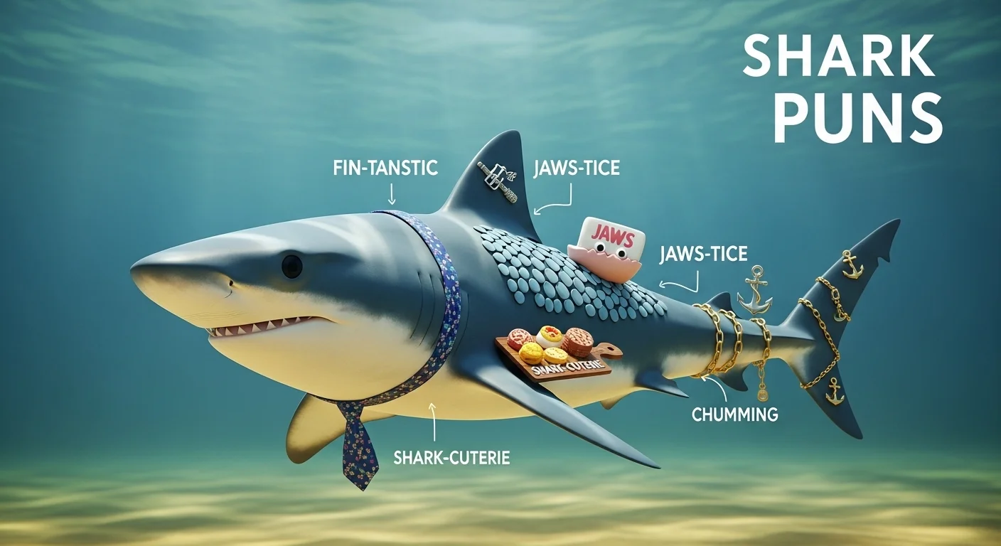 Easy Shark Puns One-Liners