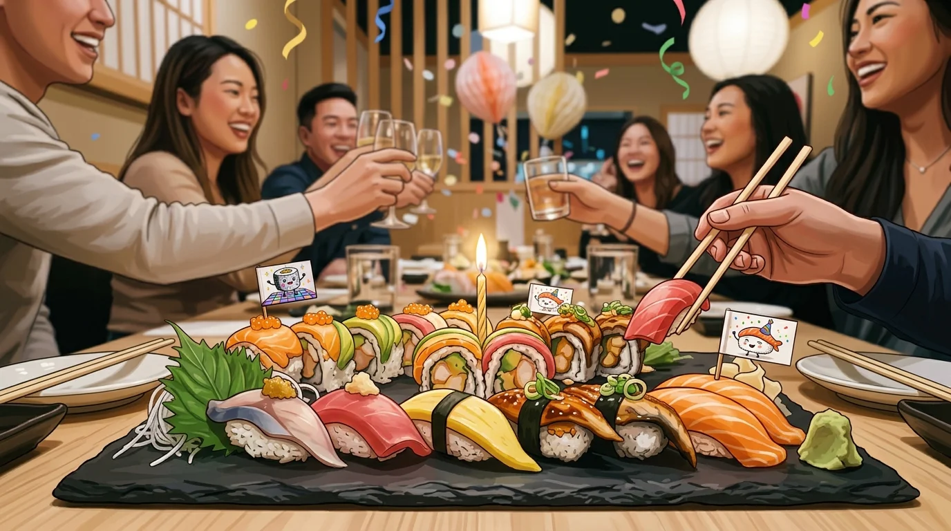 Easy Sushi Birthday One-Liners