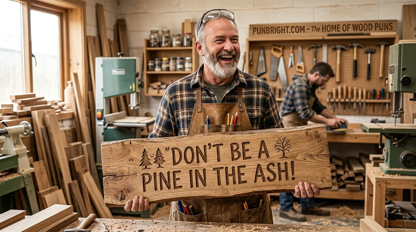 Clever Funny Wood Puns