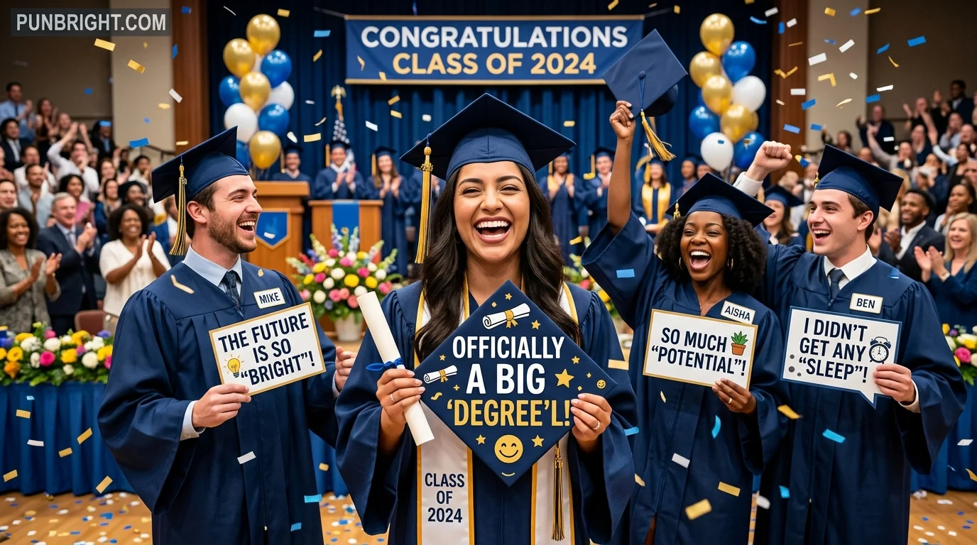 Must-Try Graduation Puns for Social Media
