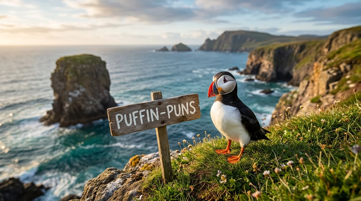 Travel & Adventure Puffin Puns